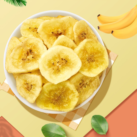 Laiyifen フィリピン バナナチップス 500g - ドライフルーツスナック