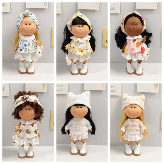 
Spanish Mia potato doll clothes 24 cm mia doll dress up balloon skirt balloon skirt ice blue aurora snow