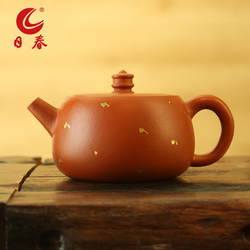Richun Tea Set Yixing Zisha Pot Semi-handmade Raw Ore Xishi Heart Sutra Pot Gemstone Teapot Kung Fu Tea Set