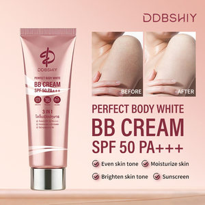 
Cross-border popular 3-in-1 Natural Face Cream three-in-one makeup cream brightening BB cream moisturizing