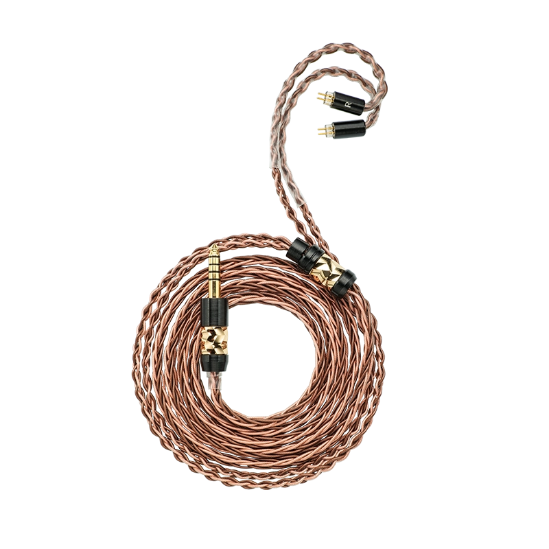 扬仕金蝉子石墨烯单晶铜mmcx耳机升级线0.78水月雨天鹤座IE900线
