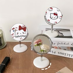 Hellokitty Desktop Vanity Mirror for Beauty Salons, Office Use, High-Definition, Student Home Use Dressing Mirror
