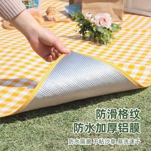 
Picnic mat Outdoor hiking and leisure Park cushion Thickened portable outdoor picnic mat Camping tent moisture-proof mat