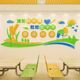 Primary and secondary student cafeteria cultural wall stickers save food slogans, restaurant restaurant wall decoration 3D three -dimensional stickers
