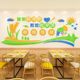 Primary and secondary student cafeteria cultural wall stickers save food slogans, restaurant restaurant wall decoration 3D three -dimensional stickers
