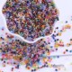 DIY accessories Beaded accessories 2mm color bead cross stitch Xiaomi beads loose beads Materials and clothing accessories auxiliary beads