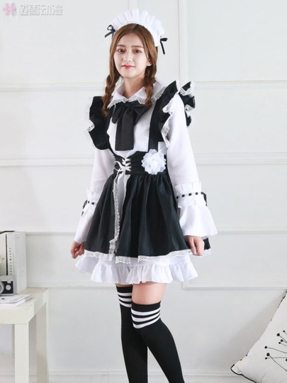 Japanese Lolita Maid Outfit - Cute Anime Cosplay Costume