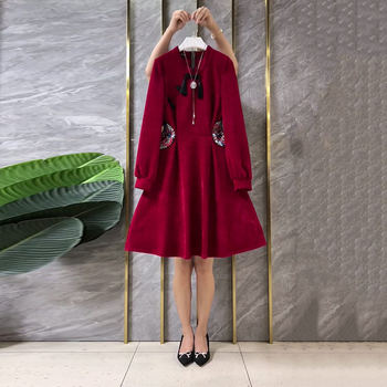 Skirt Tassels Embroidered Waist Waist Dress