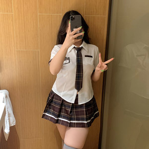 Large size sexy pajamas room affairs high-end trendy cos love underwear suit pure desire fun sexy tempting husband jk

