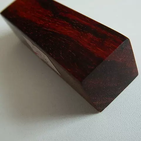 429）印度小叶紫檀木随形笔筒牛毛纹金星鬼脸料质超好2