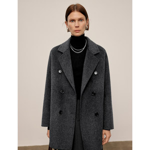 
MM Maijia plateau cashmere double-sided woolen coat short coat 25 autumn and winter new style 5G9970341