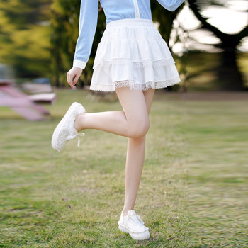 ATAR white puffy skirt women's summer skirt
