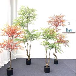Artificial Plant Nandina Bamboo Potted Fake Green Plant Landscaping Fake Tree Indoor Living Room Decoration Floor-Standing Floral Arrangement