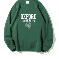 Oxford University Crew Neck Sweatshirt Souvenir Merchandise School Uniform Clothing for Men and Women Oxford