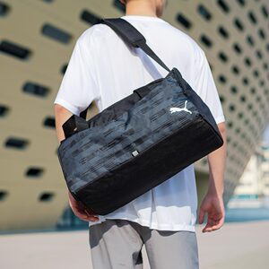 
Puma shoulder bag men's bag large capacity carry back dual-use zipper sports fitness football basketball training crossbody bag