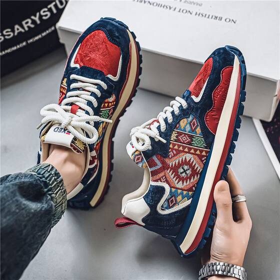 
Men's shoes 2025 new autumn versatile high-rise thick sole hot sports and casual ins trendy shoes dad shoes