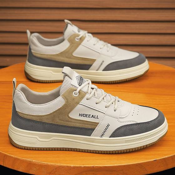 
2025 men's shoes new breathable men's shoes men's trendy wear-resistant versatile sports and casual board shoes trendy shoes