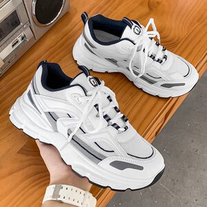 
Summer men's shoes 2025 new style breathable mesh student sports and casual running odor-proof teenager dad fashion shoes