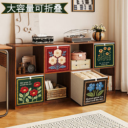 Medieval-Style Folding Floral Storage Box, Household Drawer Cabinet, Kalek Grid Cabinet, Drawer-Type Storage Box, Partition Wardrobe