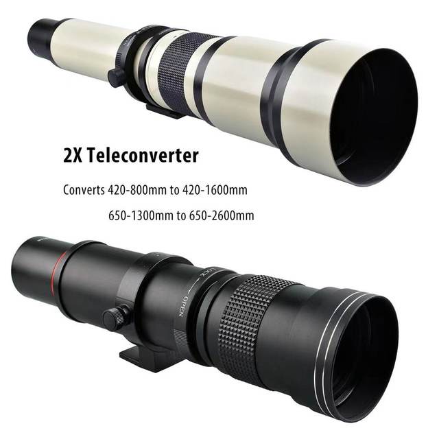 420-1600mm F8.3 domestic manual lens telephoto zoom telephoto SLR moon exploration bird photography landscape