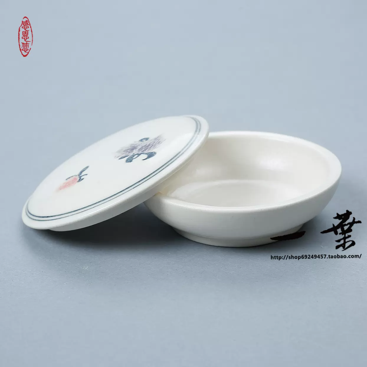 銅製 梅花墨盒 書道墨盒 印泥盒 香盒工芸品 美術品 置物 黑漆描金硯盒- 故宮