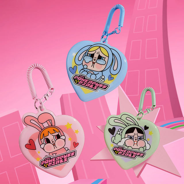 POPMART CRYBABY Powerpuff Girls series card sets, blind box pendants ...