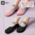 Pink+black] ribbon socks*2 pairs 