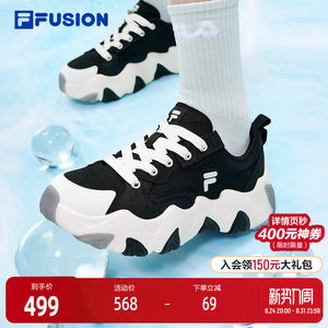 FILA FUSION Fila fashion brand women's canvas shoes autumn all-match sports and casual shoes increased lightweight starfish shoes