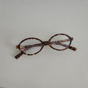
Small things store retro intellectual style tortoiseshell brown oval decorative frames glasses frames free shipping