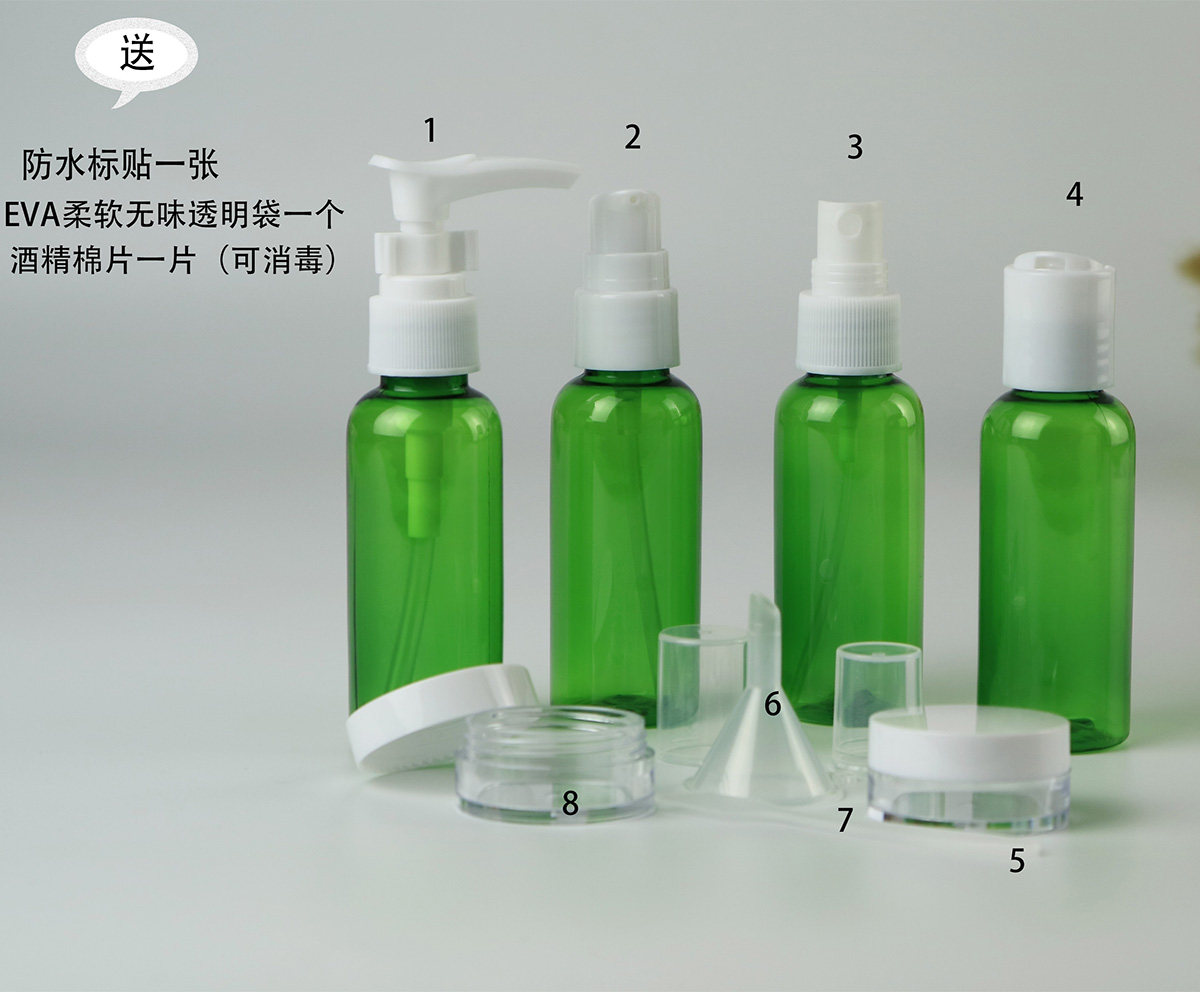 10 Bottiglie Da Viaggio 100ml - Contenitori Per Shampoo, Balsamo, Lozioni - Trasparenti E Antiperdita - Foto 3