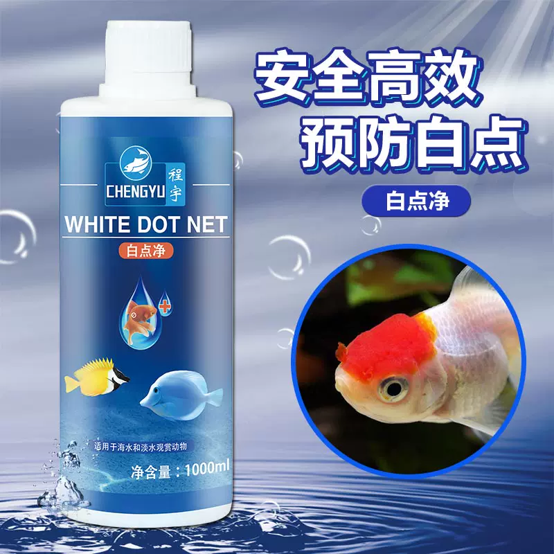 水族观赏鱼白点净海水鱼白点病鱼药水金鱼病锦鲤