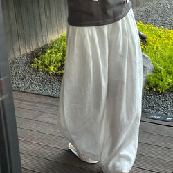 Poszer-Pear-Shaped Figure-Enhancing Pants 26 Summer New Simple High-End Style Linen Casual Pants 6E356