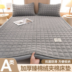 2025 New Thickeneded Velvet Semi-Matte Milk Velvet Mattress Student Dormitory Warm Thin Cushion Mattress