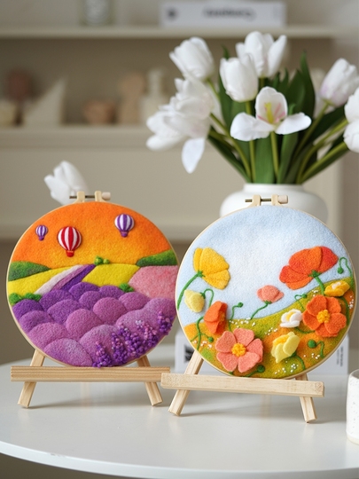 Taste Wool フェルトクラフトキット - ハート型フォトフレーム DIY