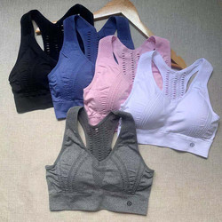Foreign Trade Style Breathable, Sweat-Absorbent, Shock-Proof, Quick-Drying Running Sports Bra with Beautiful Back Design, Yoga Tank Top Style Underwear for Women