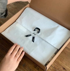 Fluorescent-Free White Kraft Paper, Classy Packaging Paper for Clothing, Shoes, Hats, Leather Goods, and Wine Gift Boxes, Strong Toughness, 30-60 Grams