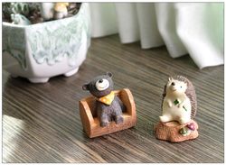 Micro Landscape Succulent Decoration Imitation Wood Carved Tree Stump Small Stool Ornaments Zakka American Country Nostalgic Style