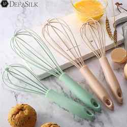 Egg beater manual mixing stick hand-held egg mixer silicone egg pump home kitchen baking tool commercial model