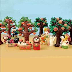 Japanese-Style Zakka Autumn Chestnut Series Japanese Photography Props Miniature Resin Gift ins Cat Figurines