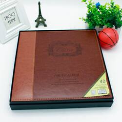 Office and Home Self-Adhesive 5inch / 6inch / 7inch / 8inch / 9inch /10/ 12inch Leather-Covered DIY Laminated Photo Album