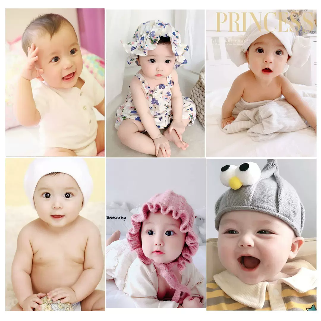 可爱宝宝图片婴儿海报宝宝画报贴画孕妇早教胎教海报小孩胎教新生