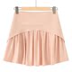 Little Ru European and American style hot girl sports skirt for women in spring and autumn solid color versatile anti-exposure high waist A-line pleated skirt