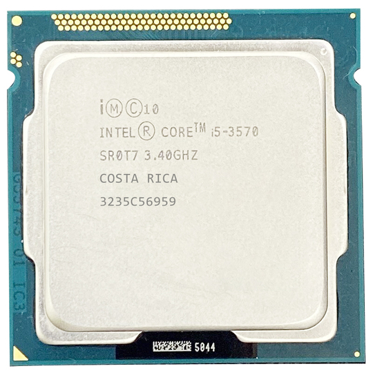 Intel Core i5-3570 CPU Used 4-Core 4-Thread Desktop