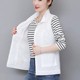 Thin vest jacket for women 2025 new spring and summer air conditioning shirt large size slimming vest versatile vest sun protection clothes
