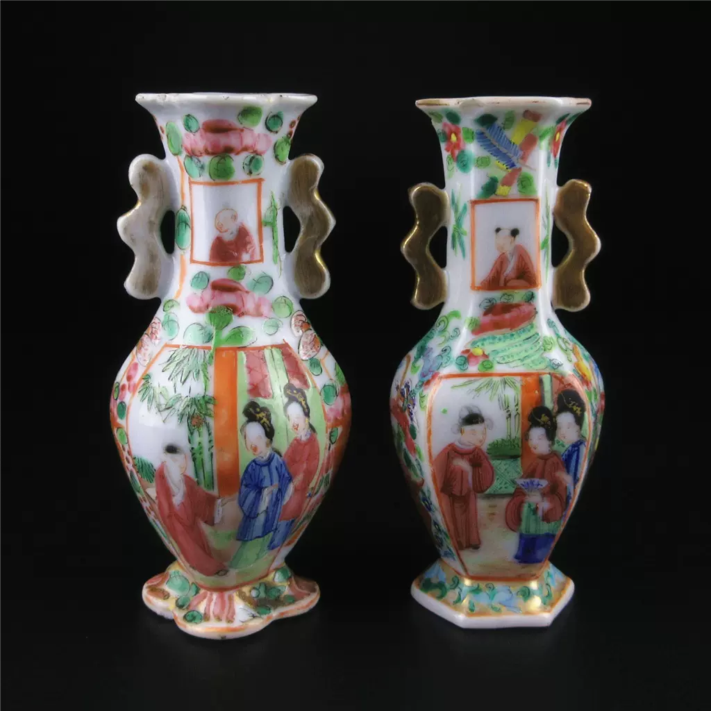 花瓶 同治年製 粉彩 古美術 唐物 唐詩 清代 大清乾隆年製 中国 壺 花瓶 龍絵 色絵粉彩細密 花器 唐