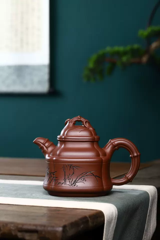 實價問客服研高沈建軍純手工底槽清宜興紫砂壺泡
