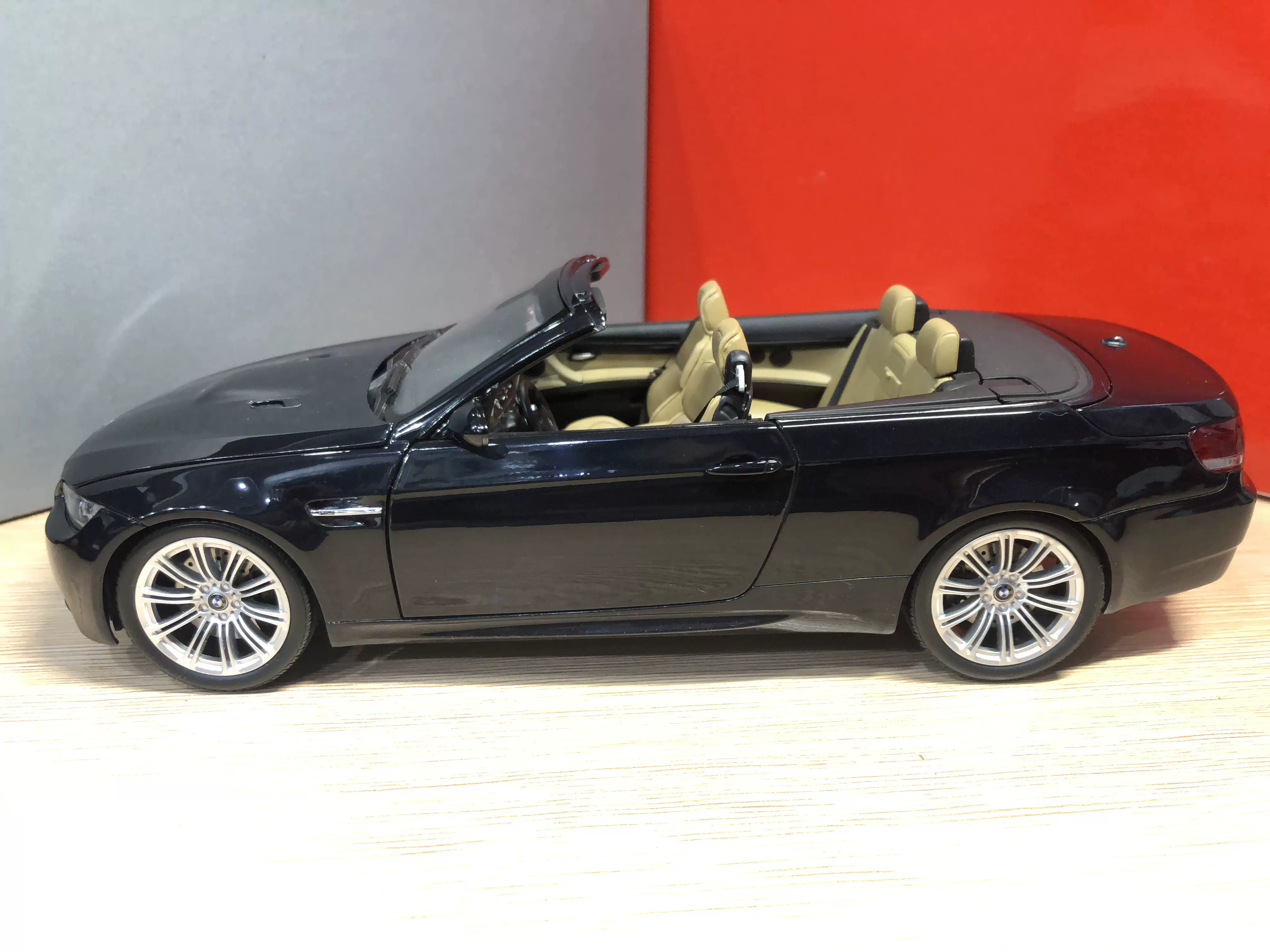 京商Kyosho 1/18 BMW BMW M3 E93 敞篷機械摺疊頂蒙特卡洛藍-Taobao