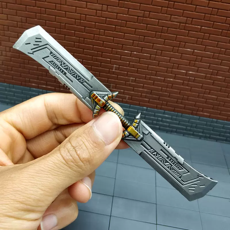 1 12兵人武器配件shf灭霸双刃刀figma场景大刀6寸可动人偶模型bjd Taobao