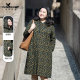 Large size women's high-end light luxury dress, fat mm belly-covering and slimming and age-reducing fashionable skirt