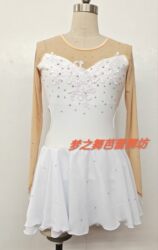 Women's Ballet New Style White Double-Layer Skirt Gymnastics Suit Long-Sleeved Adult Performance Clothing Dance Red Black Pole Dancing Women